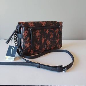 Simply Vera Sintra Crossbody Black/Brown New
